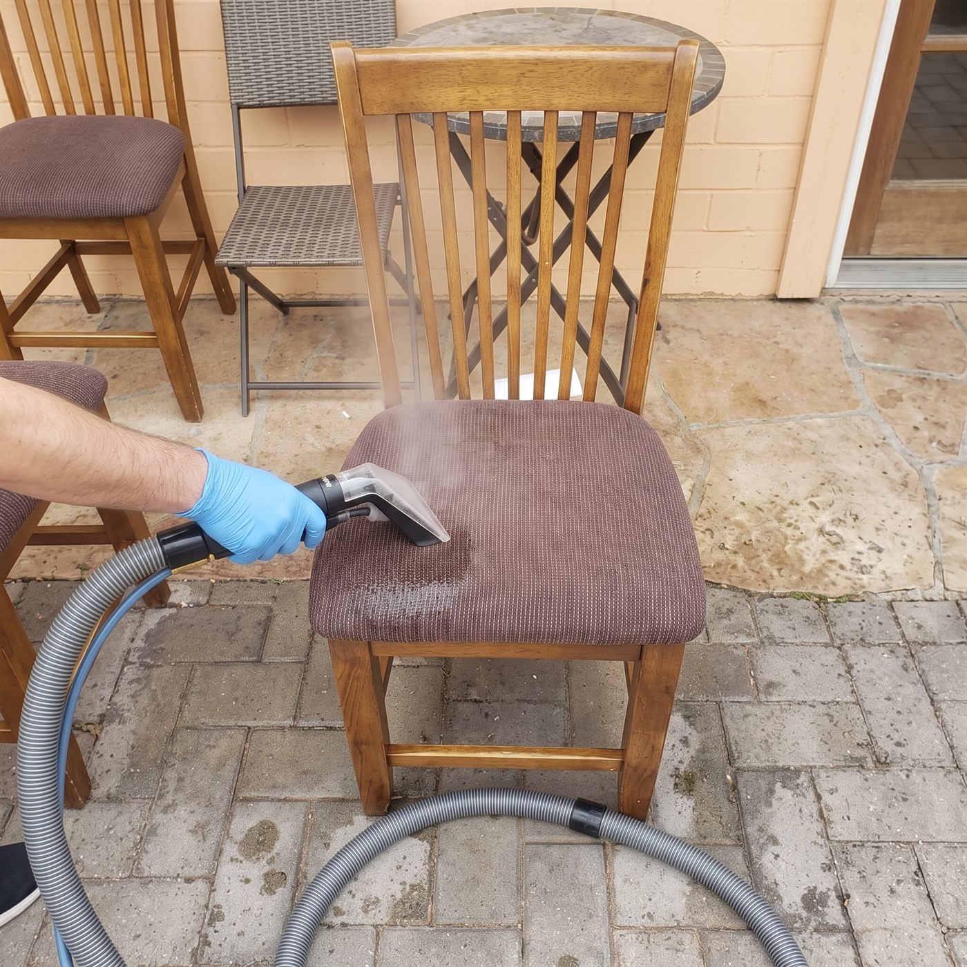 Dining chair fabric and cushion cleaning
