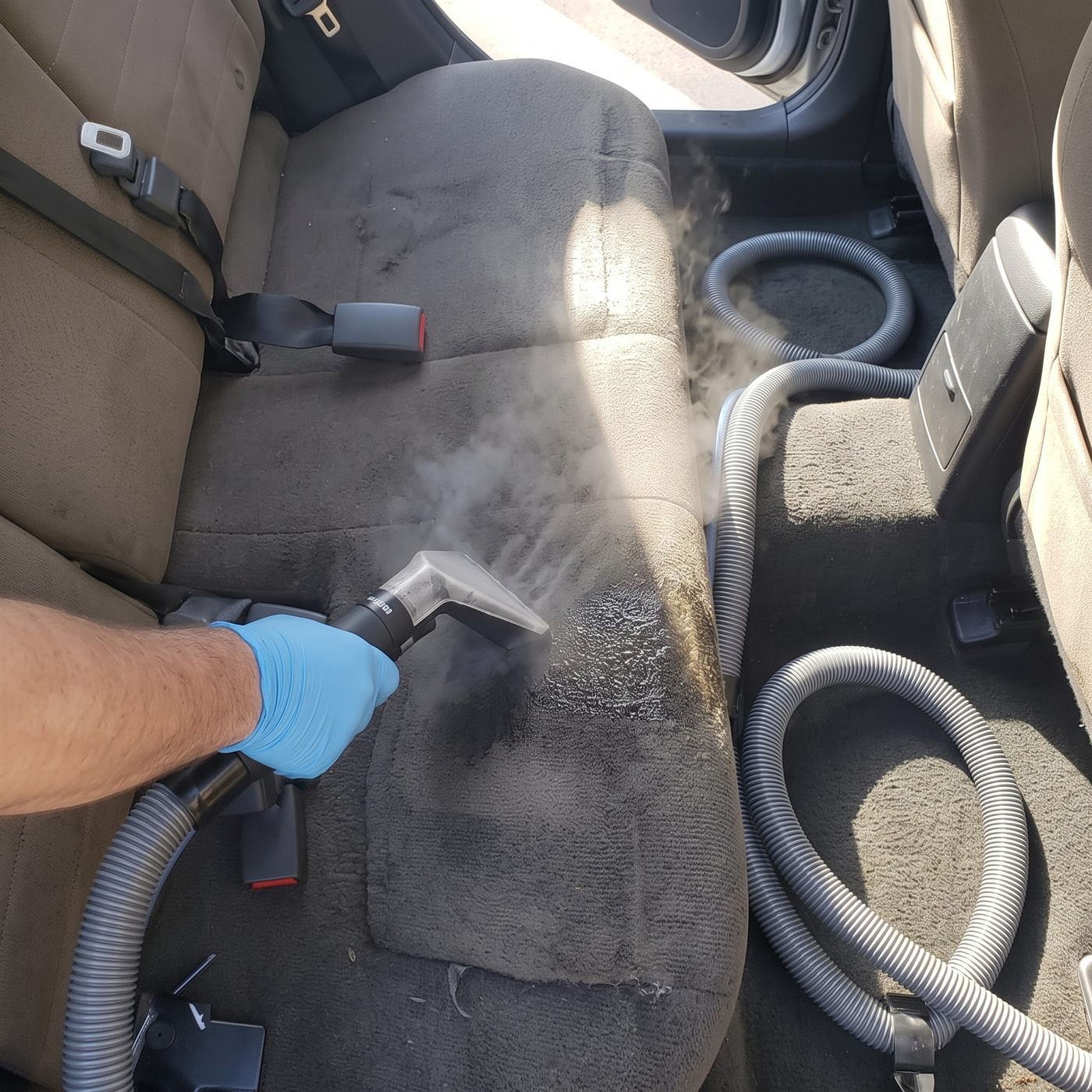 Automotive vehicle upholstery and seat extraction