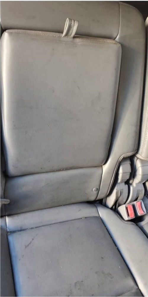 Vehicle interior before extraction